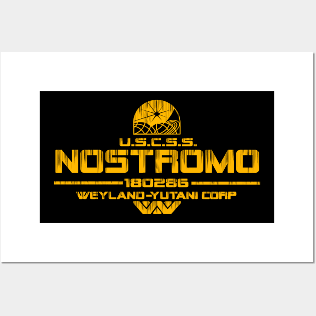 U.S.C.S.S. NOSTROMO Wall Art by Tronyx79